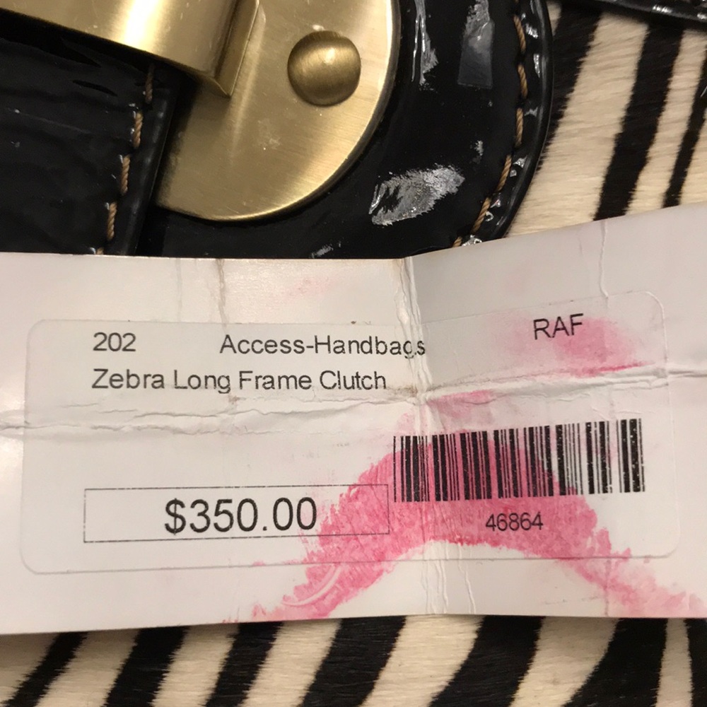 Rafe Clutch Zebra Print. - image 5